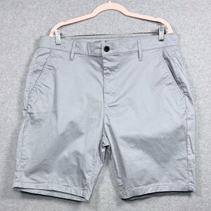 Kenneth Cole New York Gray Stretch Chino Shorts Men’s 38 Golf